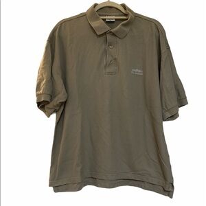 Columbia Sportswear 3 button polo shirt short sleeves embroidered Size large